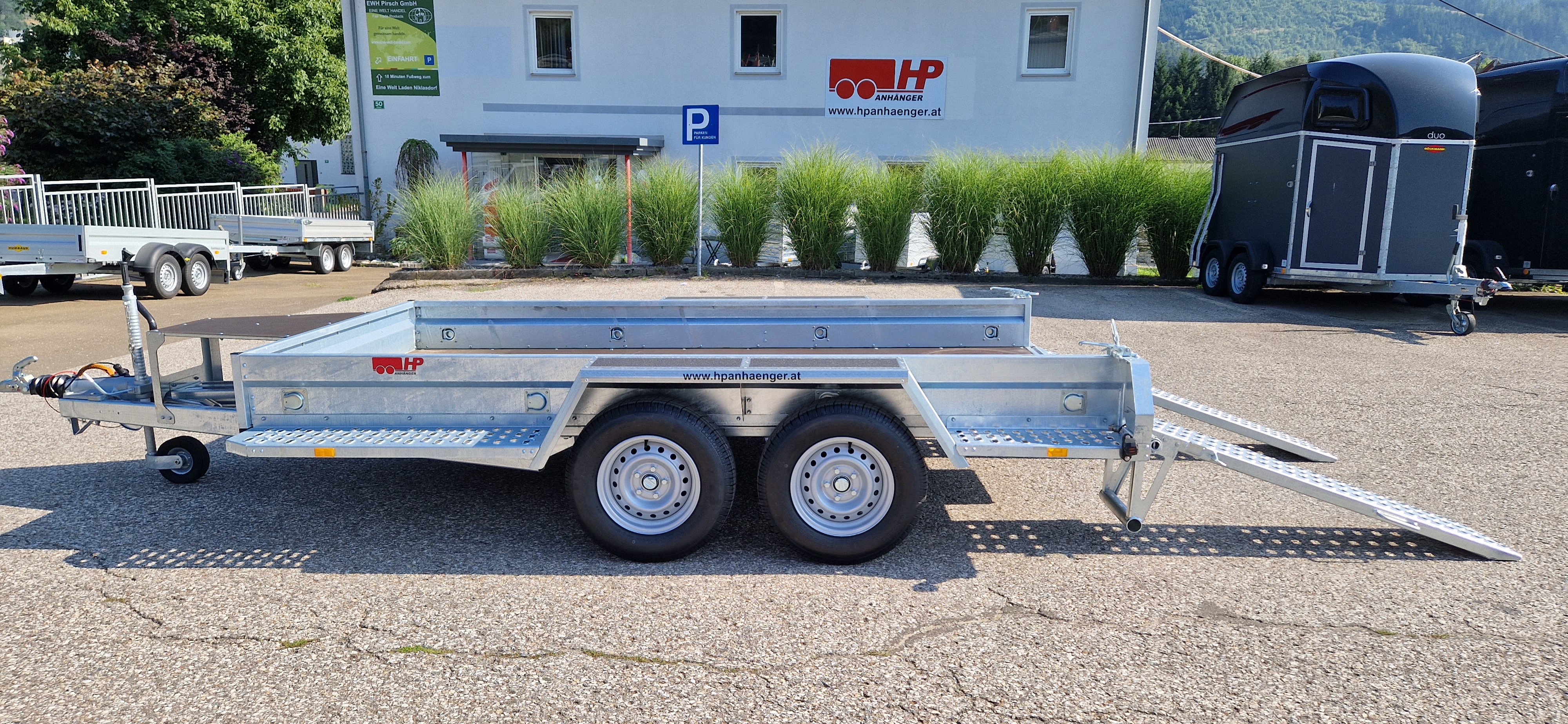 Baumaschinenanhänger, Baggeranhänger, Maschinentransporter HP 353318 T, 3500 kg 
